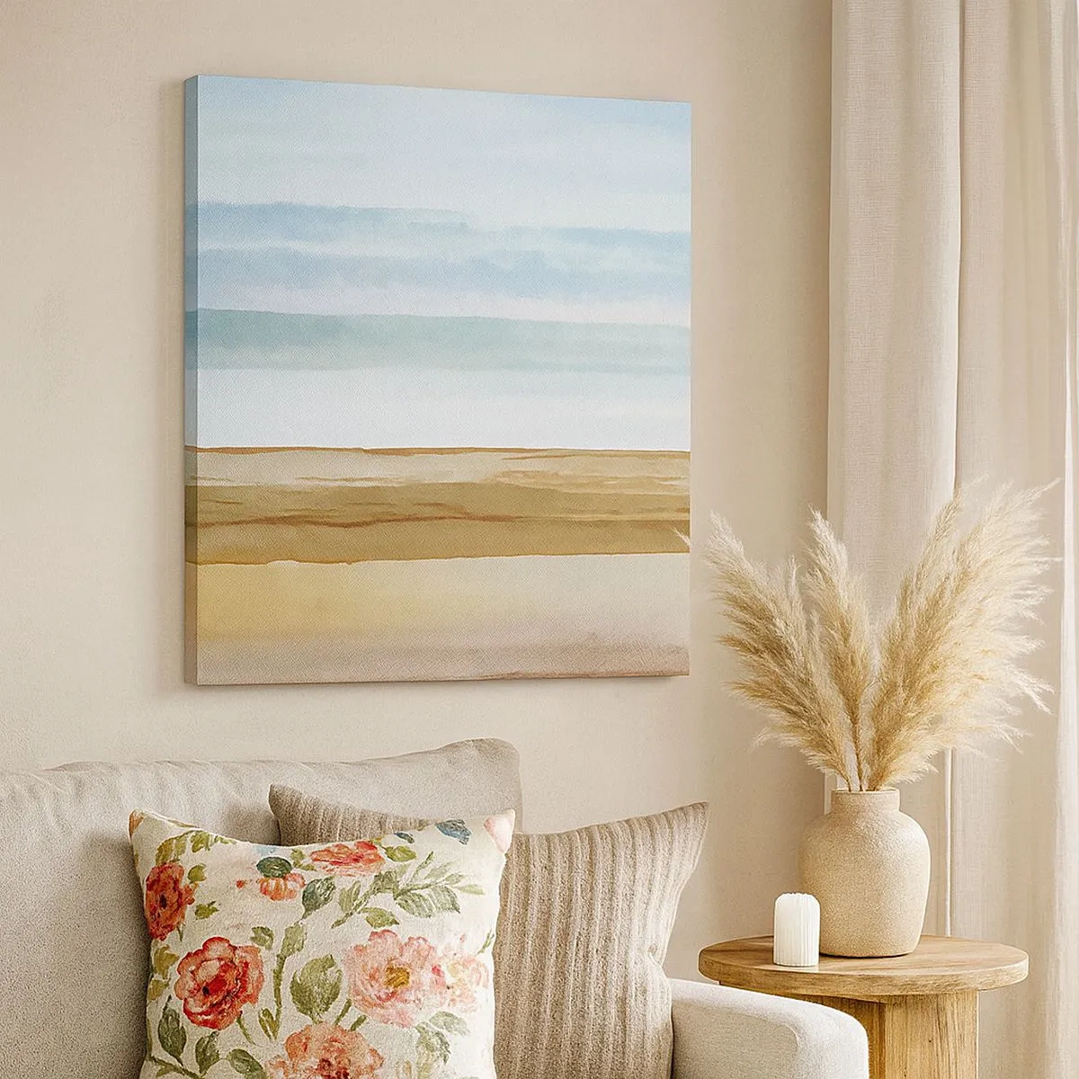 Canvastavla - Bild på duk - Svalkande - 30x30 cm