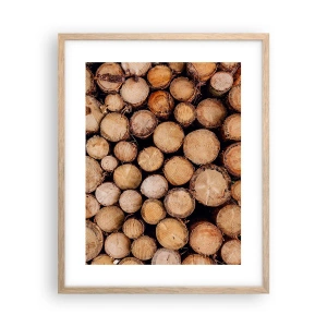 Affisch i ram av ljusek - Ny början - 40x50 cm