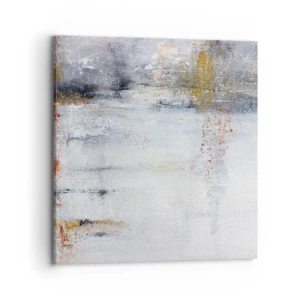 Canvastavla - Bild på duk - Bakom luftridån - 70x70 cm