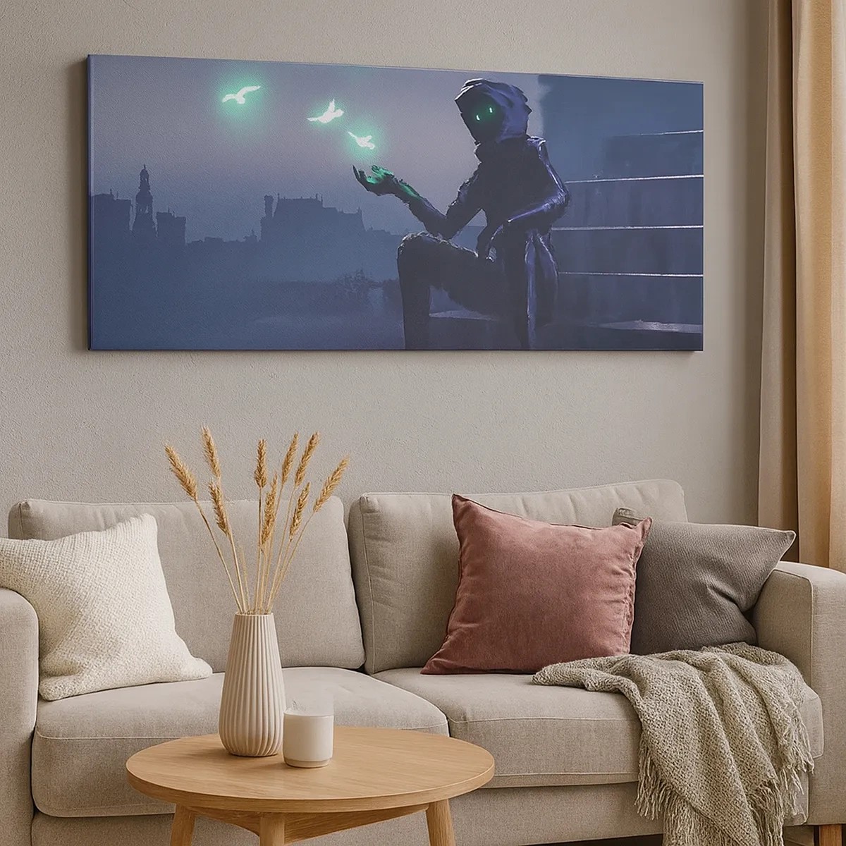 Canvastavla - Bild på duk - Livet kommer tillbaka - 30x30 cm