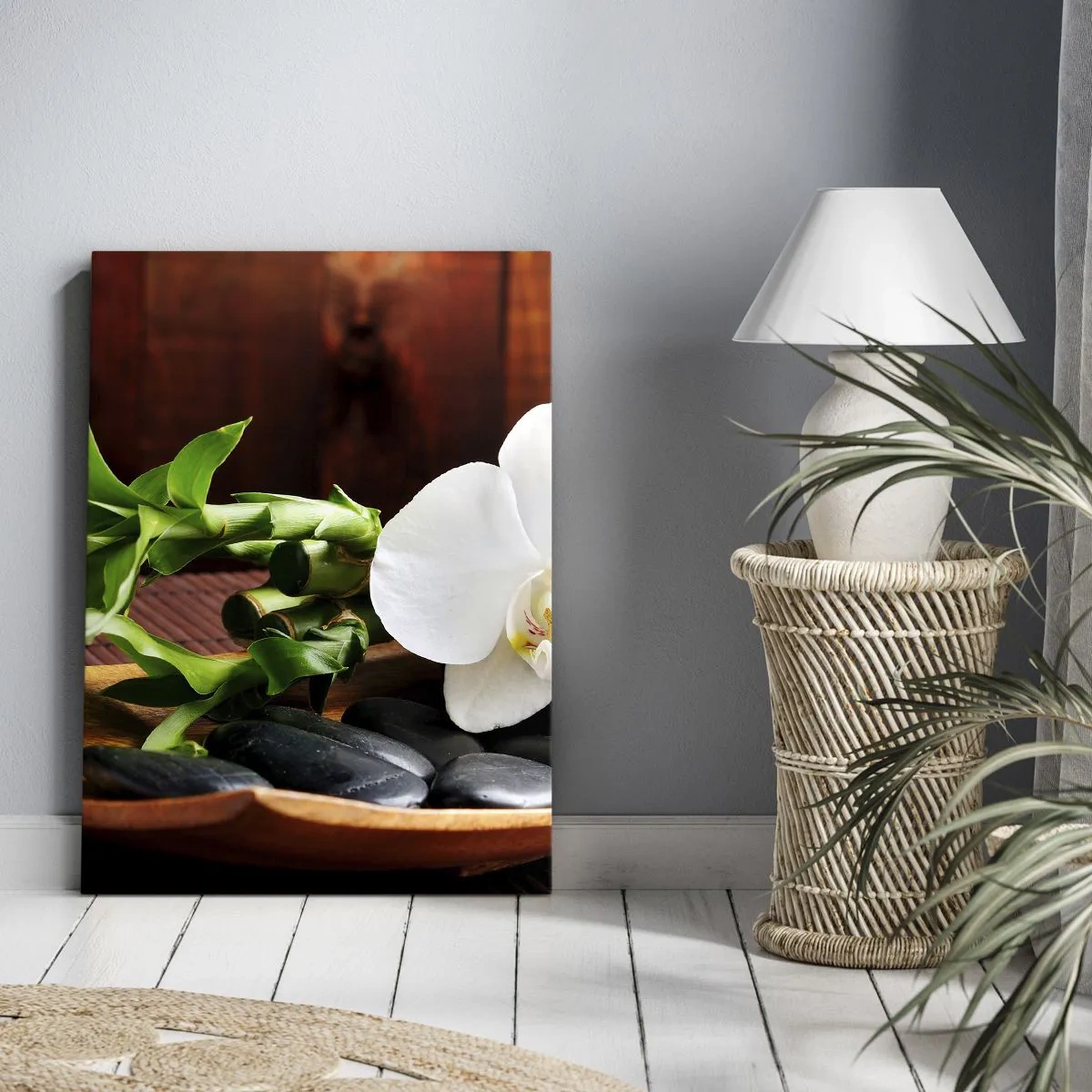 Canvastavla - Bild på duk - Bli berörd av naturen - 70x100 cm