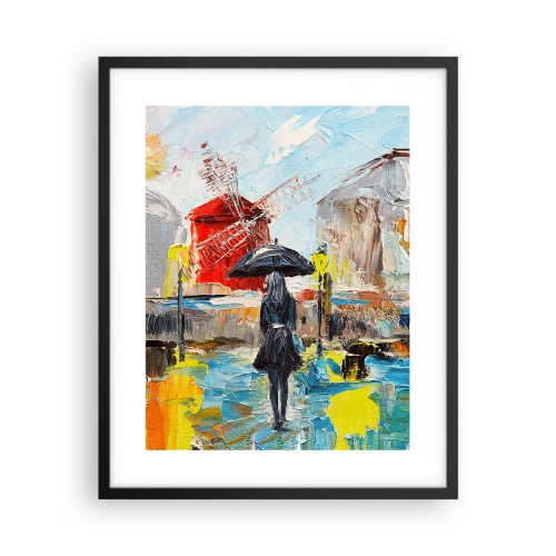 Affisch i svart ram - Parislegender - 40x50 cm