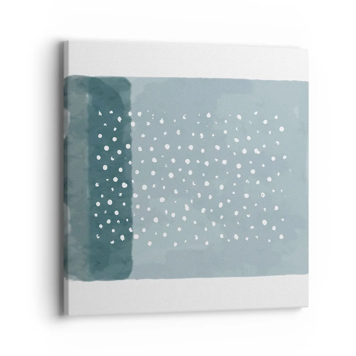 Canvastavla - Bild på duk - Uppstådda ur det blåa - 40x40 cm
