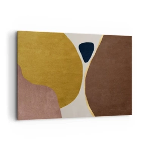 Canvastavla - Bild på duk - Abstraktion - en plats i rymden - 100x70 cm