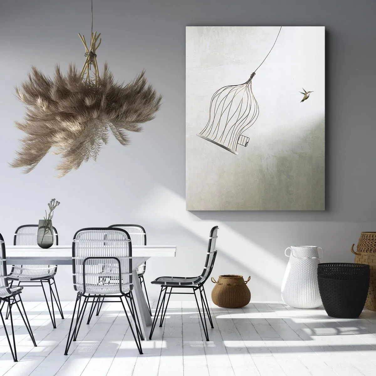 Canvastavla - Bild på duk - I sitt esse - 45x80 cm