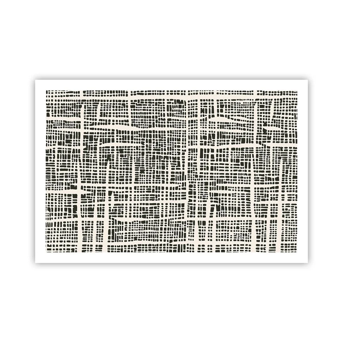 Affisch - Vävd komposition - 91x61 cm