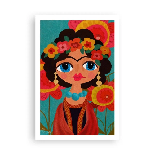 Affisch - Vallmojungfru - 61x91 cm