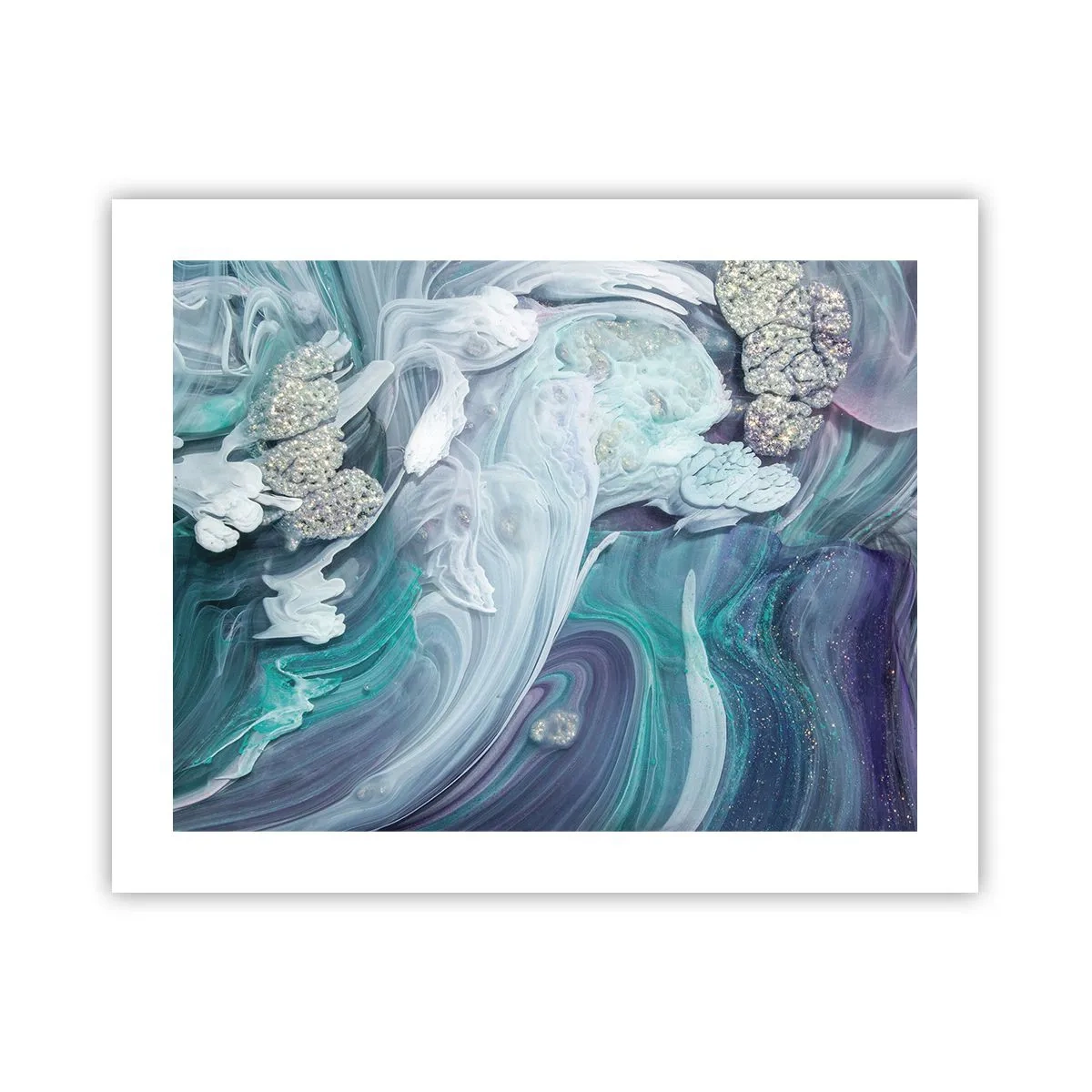 Affisch - Blåhetens strömmar - 50x40 cm