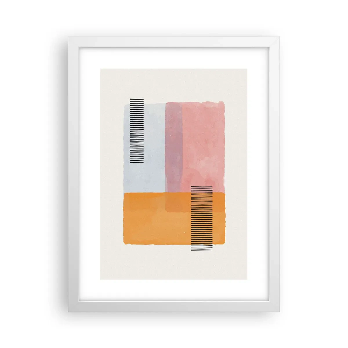 Affisch i vit ram - Från hörna till hörna - 30x40 cm