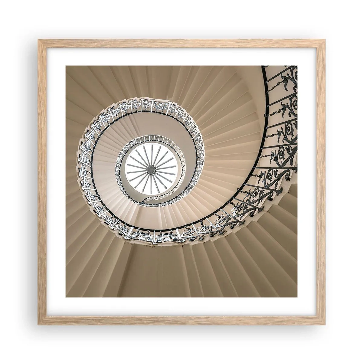 Affisch i ram av ljusek - I musslans mitt - 50x50 cm