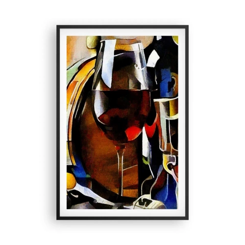 Affisch i svart ram - Så blir världen färgglad - 61x91 cm