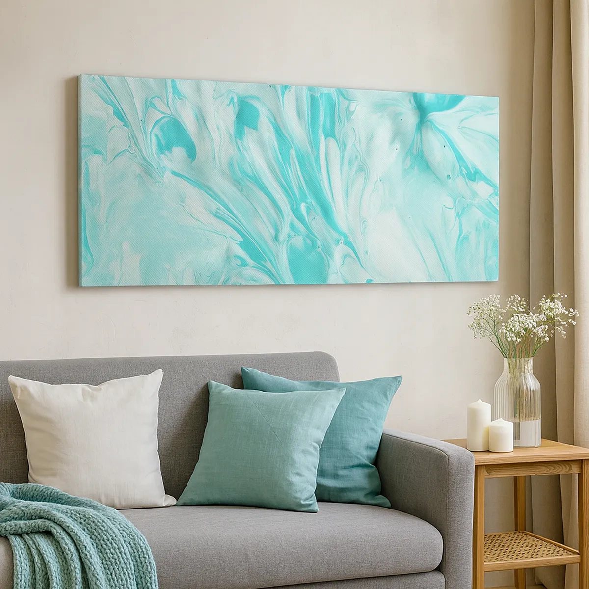 Canvastavla - Bild på duk - Alltid tillsammans - 30x30 cm