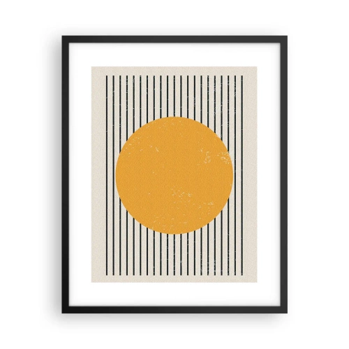 Affisch i svart ram - Enkelhetens kraft - 40x50 cm