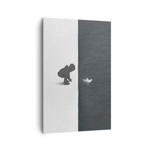 Canvastavla - Bild på duk - En stor expedition - 80x120 cm