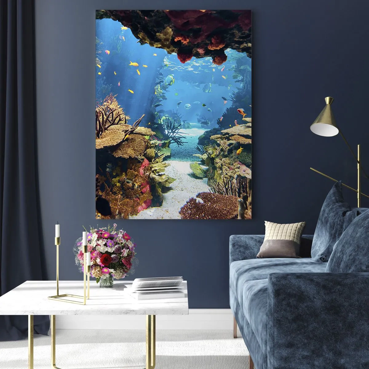 Glastavla - Bild på glas - Du har inte ens drömt - 50x70 cm