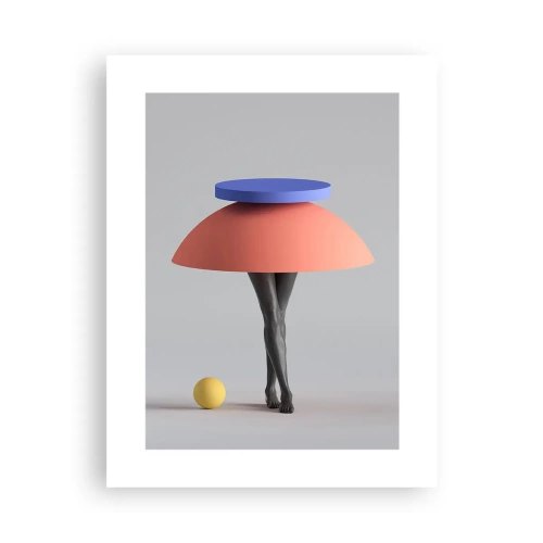 Affisch - Surrealistisk komposition - 30x40 cm
