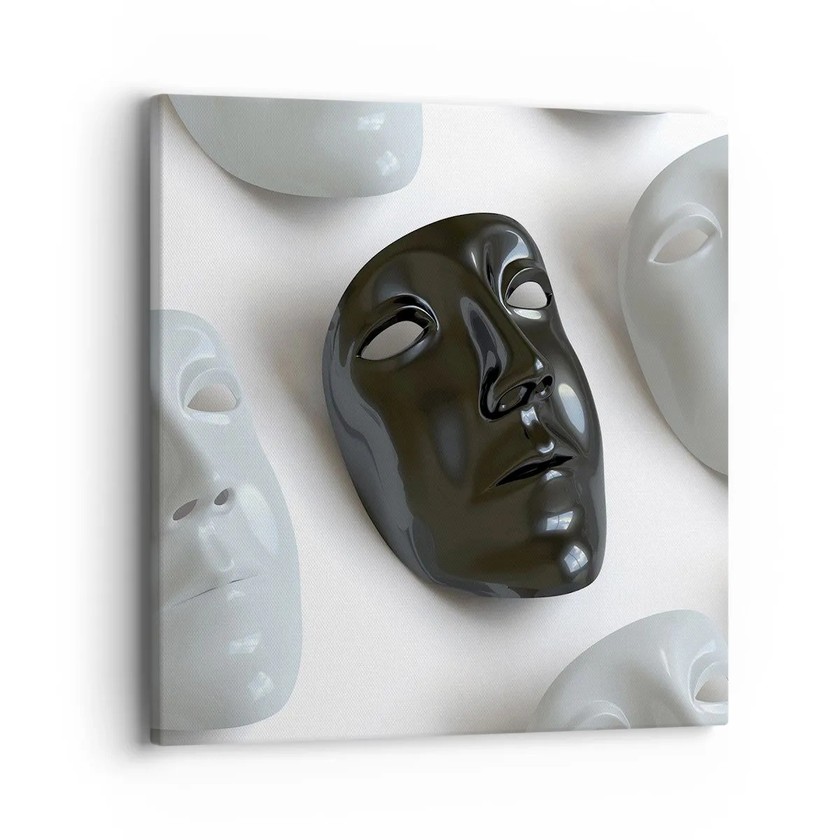 Canvastavla - Bild på duk - Hur kan man urskilja sig? - 40x40 cm