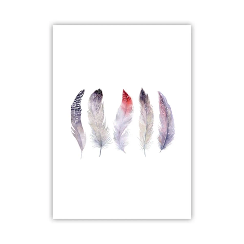 Affisch - Fin som färgrik dimma - 50x70 cm