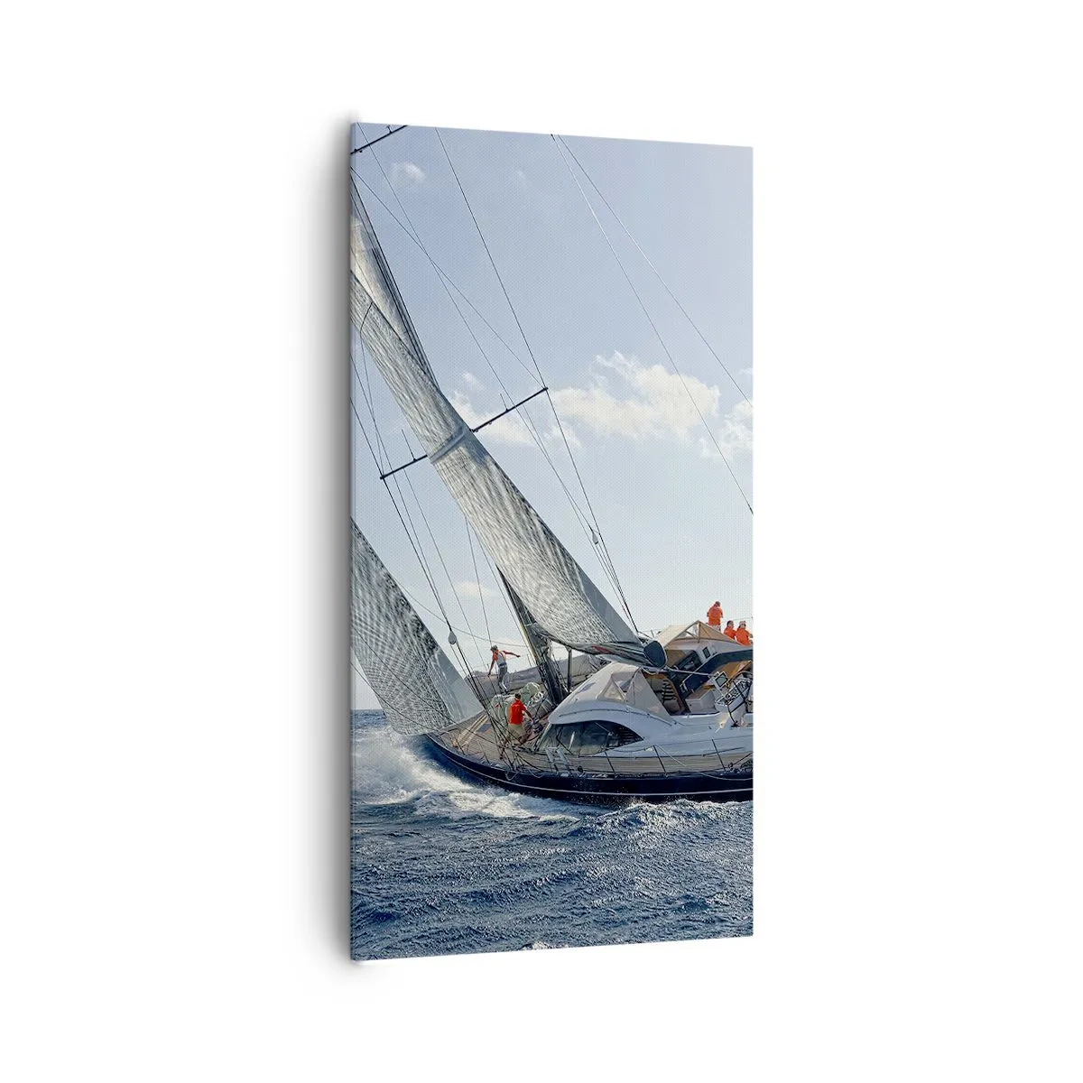 Canvastavla - Bild på duk - Låt bättre vinna - 65x120 cm