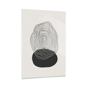 Glastavla - Bild på glas - Varaktighet och vibration - 50x70 cm