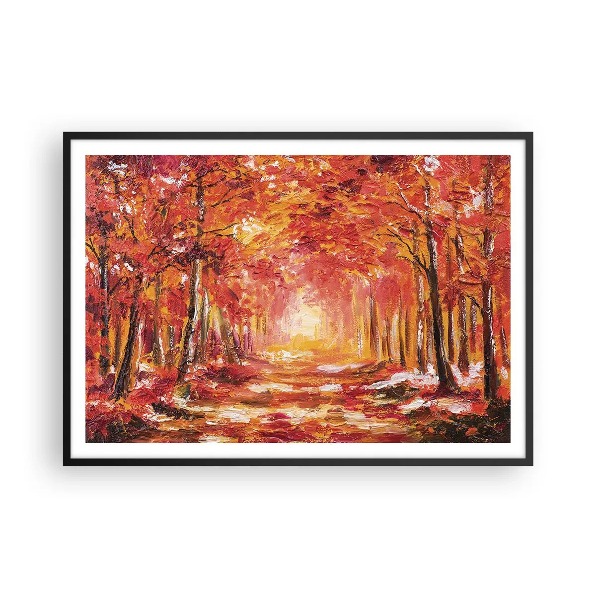 Affisch i svart ram - Kopparskog - 100x70 cm