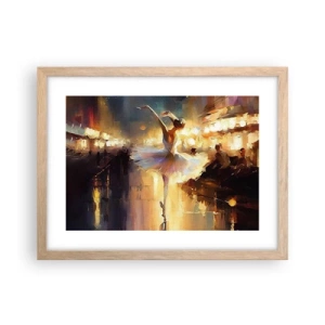 Affisch i ram av ljusek - Ett mirakel på gatan - 40x30 cm