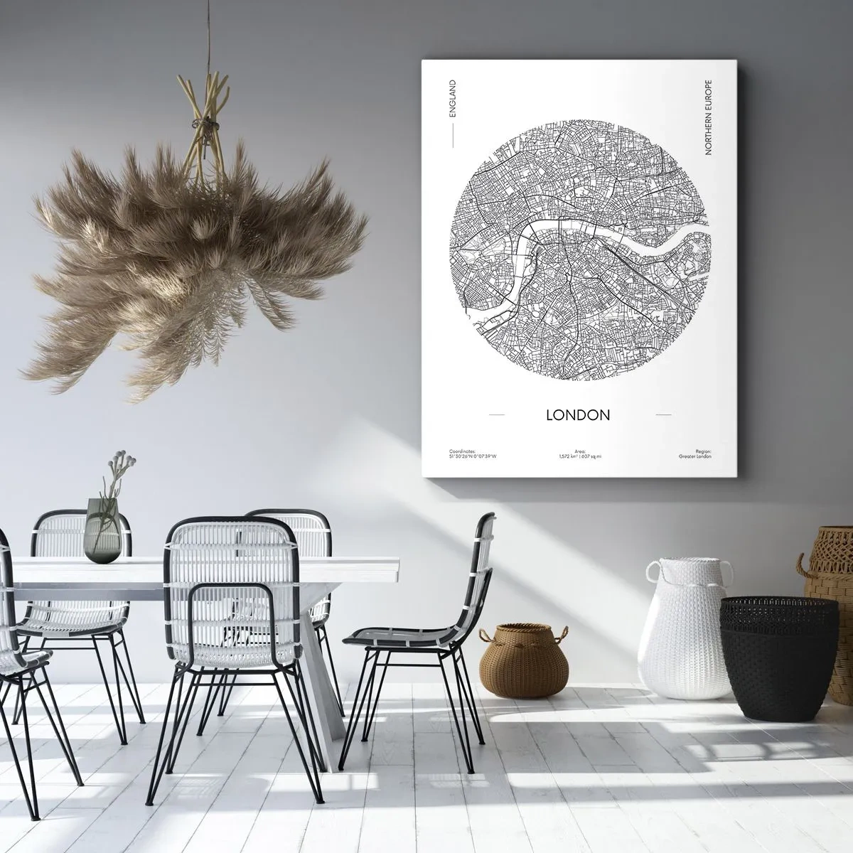 Canvastavla - Bild på duk - Londons anatomi - 50x70 cm