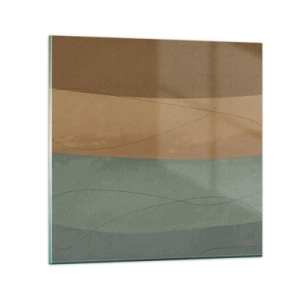 Glastavla - Bild på glas - Horisontell komposition - 50x50 cm