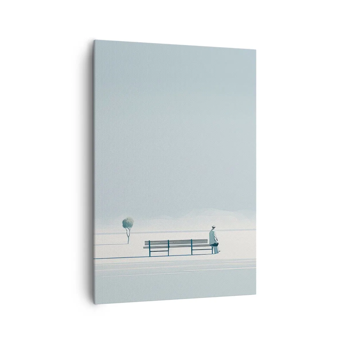 Canvastavla - Bild på duk - Ja, jag väntar. - 70x100 cm