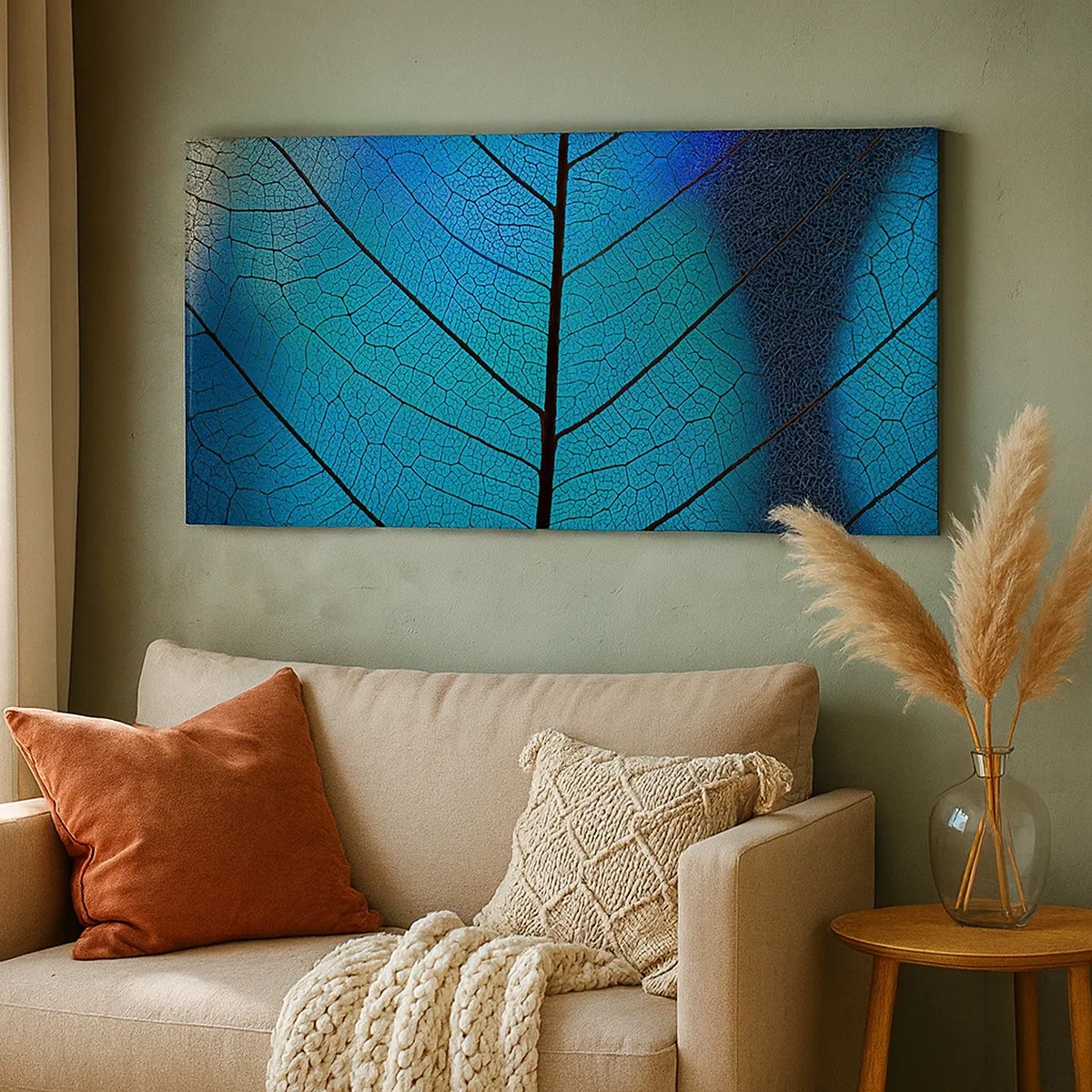 Canvastavla - Bild på duk - Invecklad konstruktion - 30x30 cm