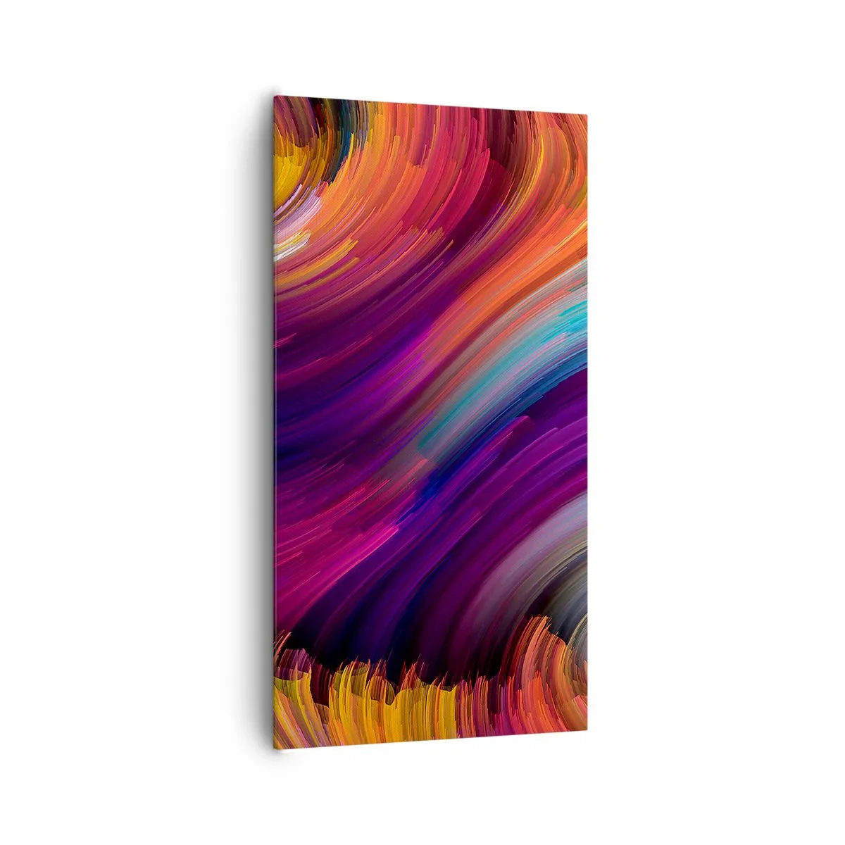 Canvastavla - Bild på duk - Början av en ny värld - 65x120 cm