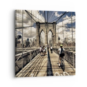 Canvastavla - Bild på duk - Direkt till stadens kärna - 30x30 cm