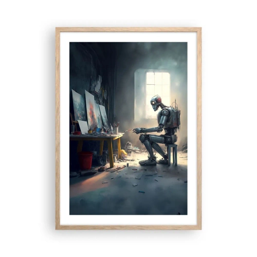 Affisch i ram av ljusek - Den skapande handlingen - 50x70 cm