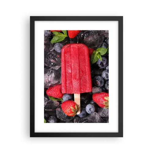 Affisch i svart ram - En smak av varm sommar - 30x40 cm