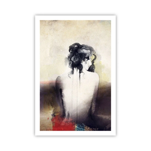 Affisch - Moderata linjer, ovala former - 61x91 cm