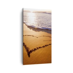 Canvastavla - Bild på duk - Sommarbekännelse - 45x80 cm