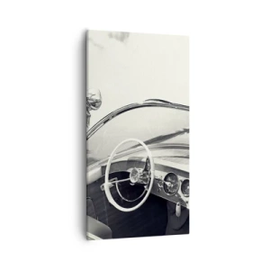 Canvastavla - Bild på duk - Väder för de rika - 55x100 cm