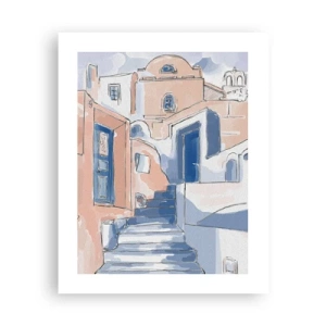 Affisch - Exotisk stad - 40x50 cm