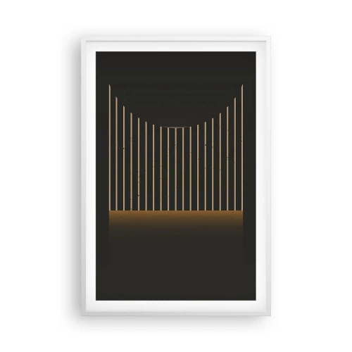 Affisch i vit ram - Utforska mörkret - 61x91 cm