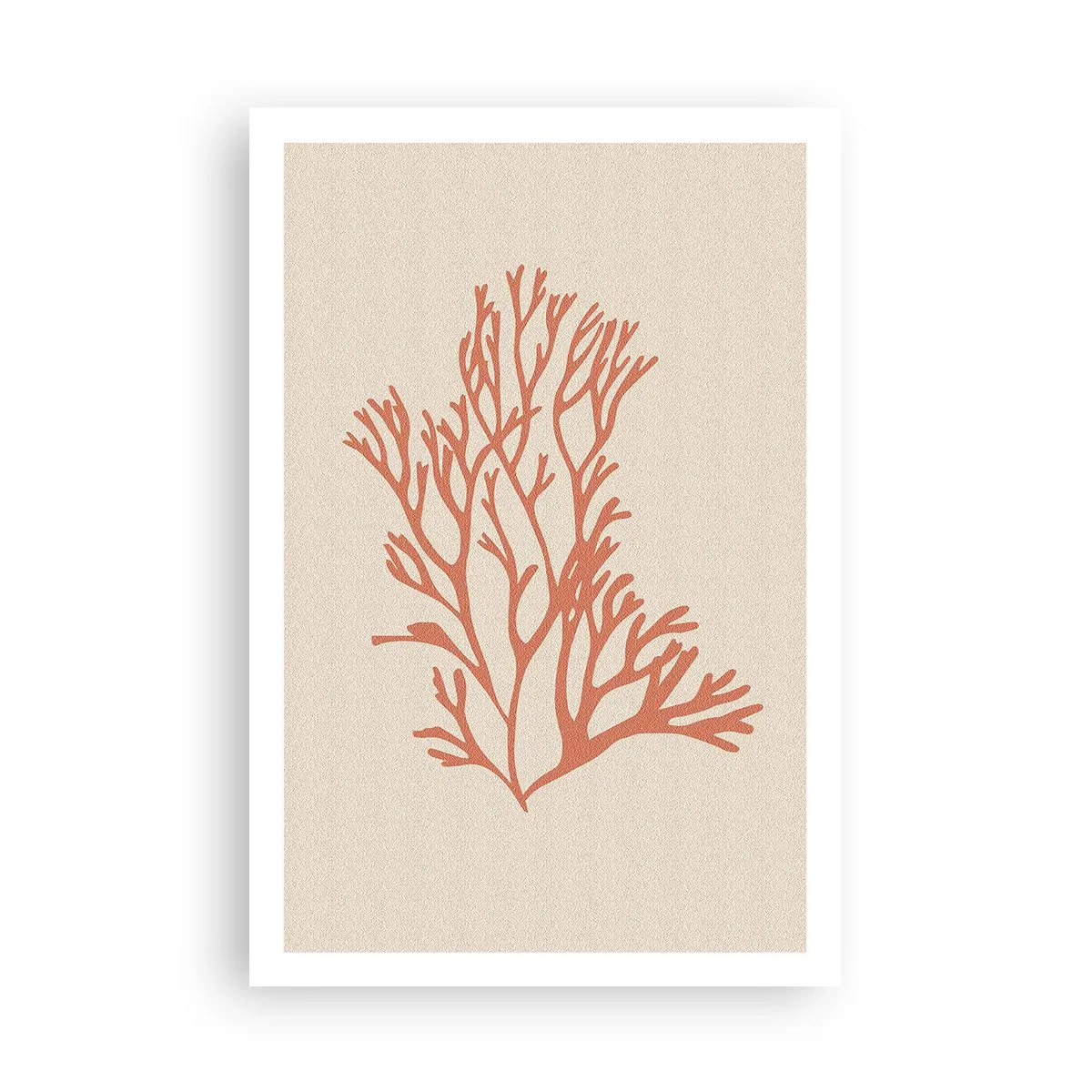 Affisch - Filigran av korall - 61x91 cm