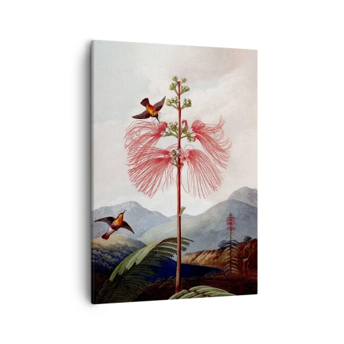 Canvastavla - Bild på duk - I ett tropiskt paradis - 50x70 cm