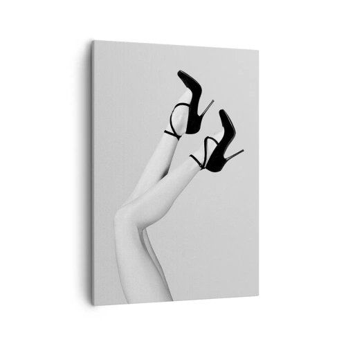 Canvastavla - Bild på duk - Upp och ner - 50x70 cm