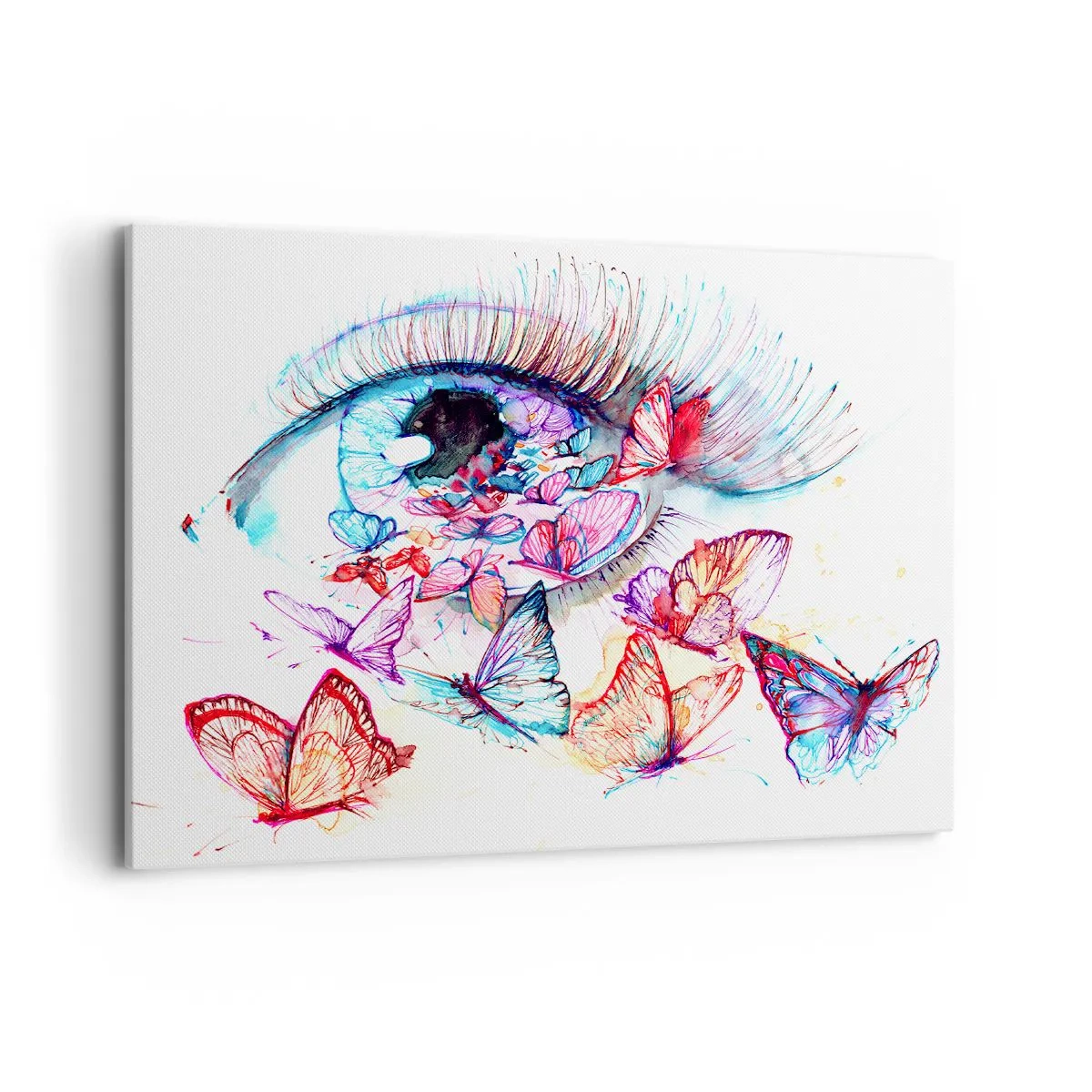 Canvastavla - Bild på duk - Ögonens sagolika charm - 100x70 cm