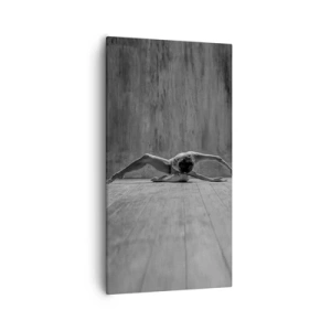 Canvastavla - Bild på duk - Upphittad symmetri - 55x100 cm