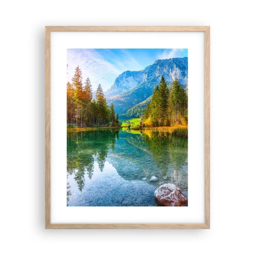 Affisch i ram av ljusek - Höstens mildhet - 40x50 cm