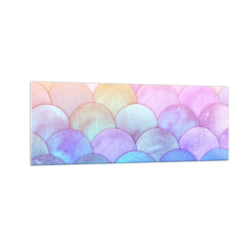 Glastavla - Bild på glas - Pärlskal - 140x50 cm