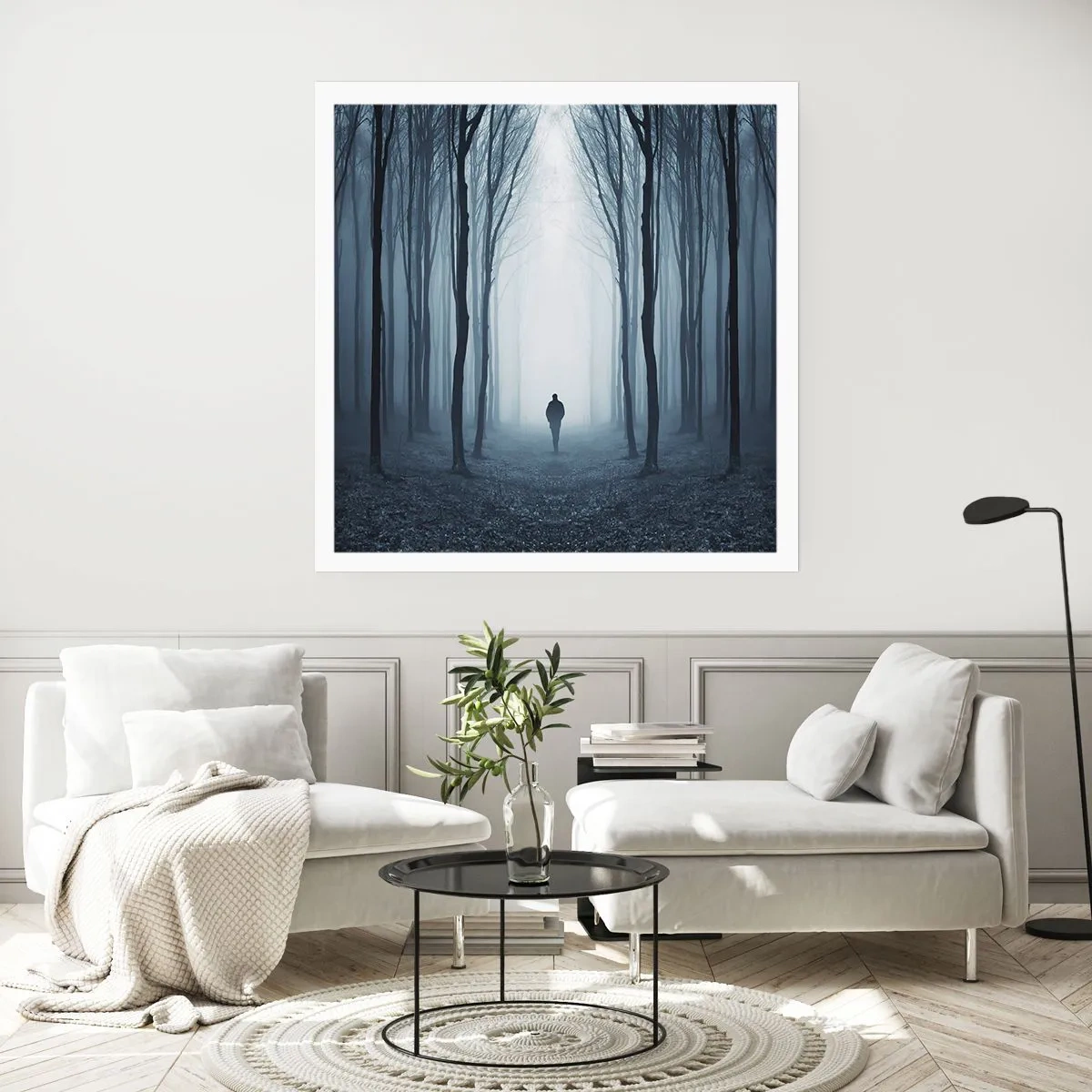 Affisch - Och allt är enkelt och klart - 30x30 cm