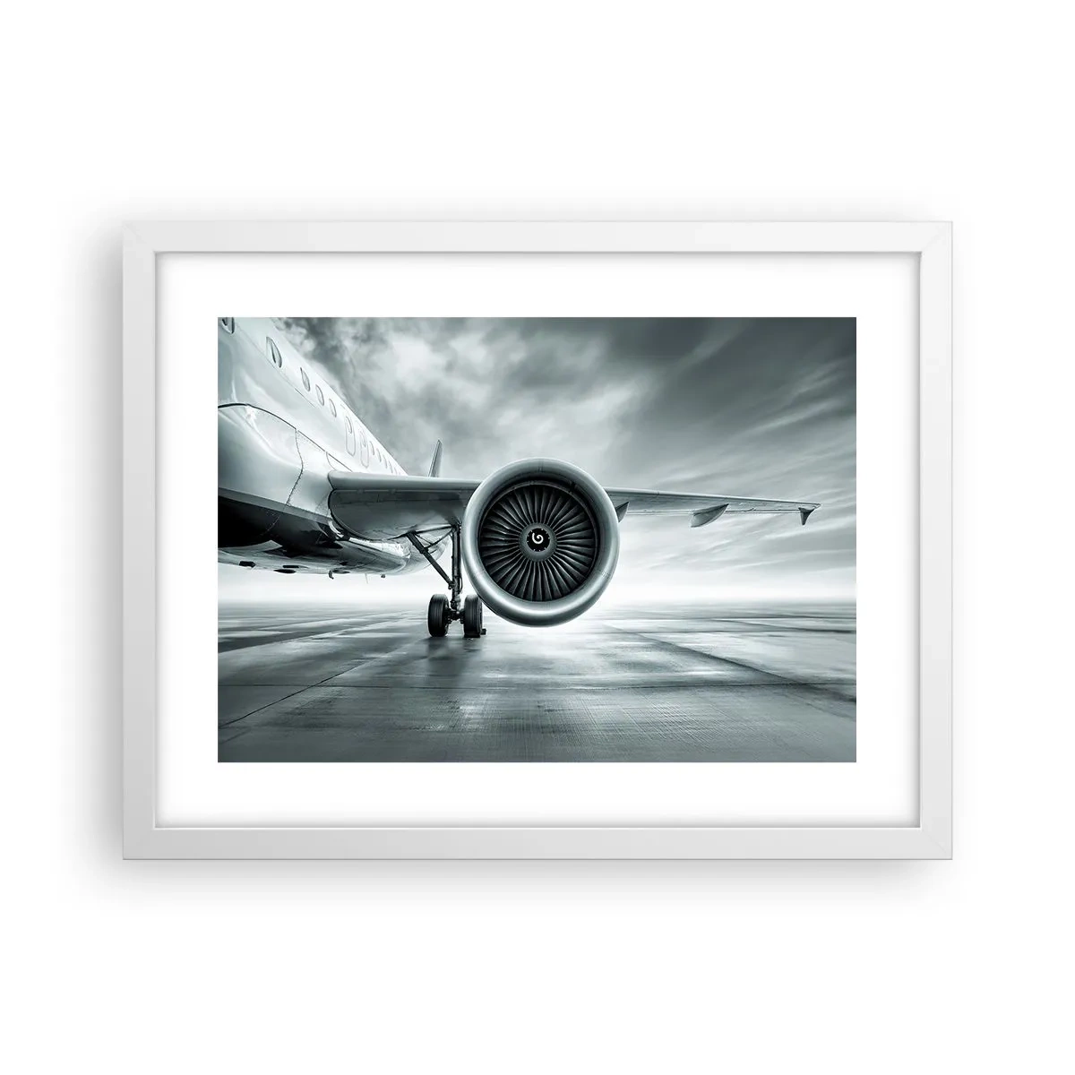 Affisch i vit ram - Kraften finns! - 40x30 cm