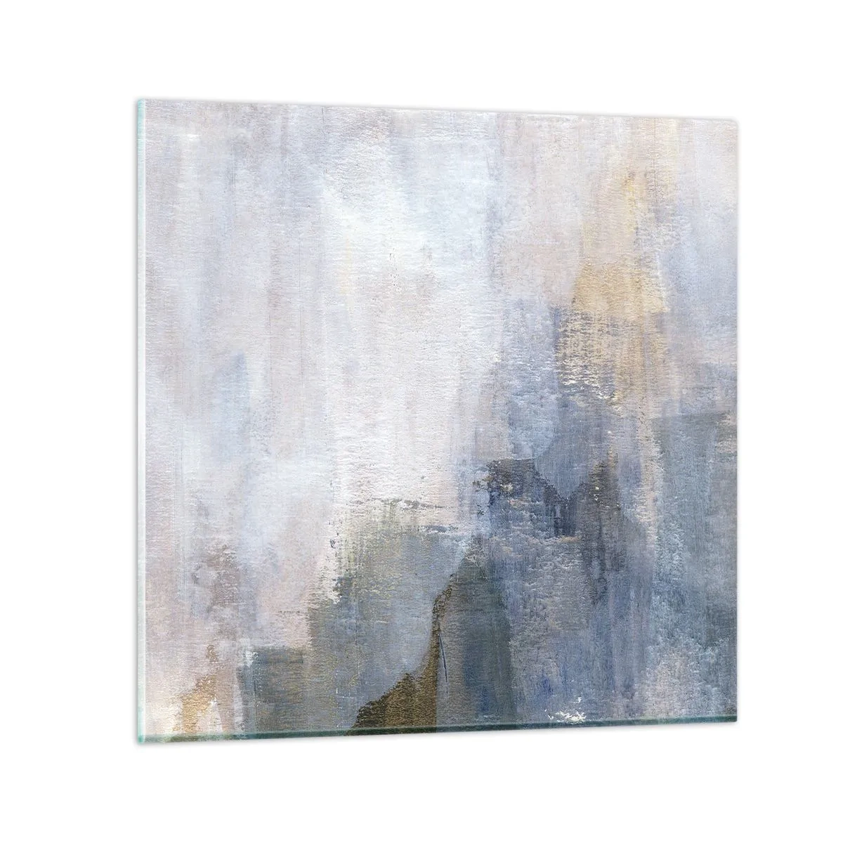 Glastavla - Bild på glas - Färgernas toner och ackord - 30x30 cm