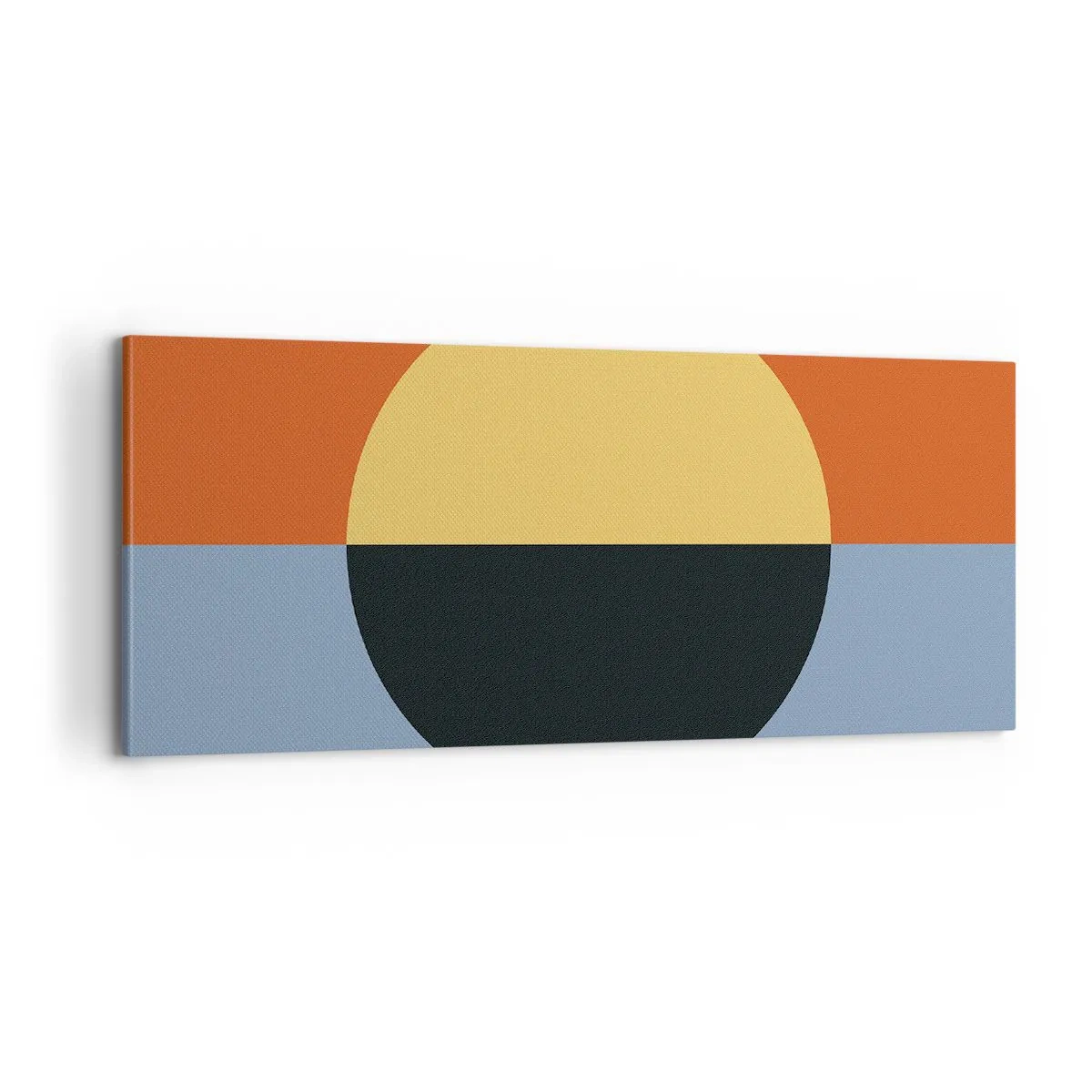 Canvastavla - Bild på duk - Komposition av värme och kyla - 100x40 cm